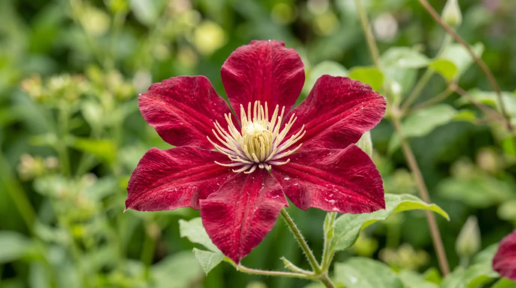red clematis